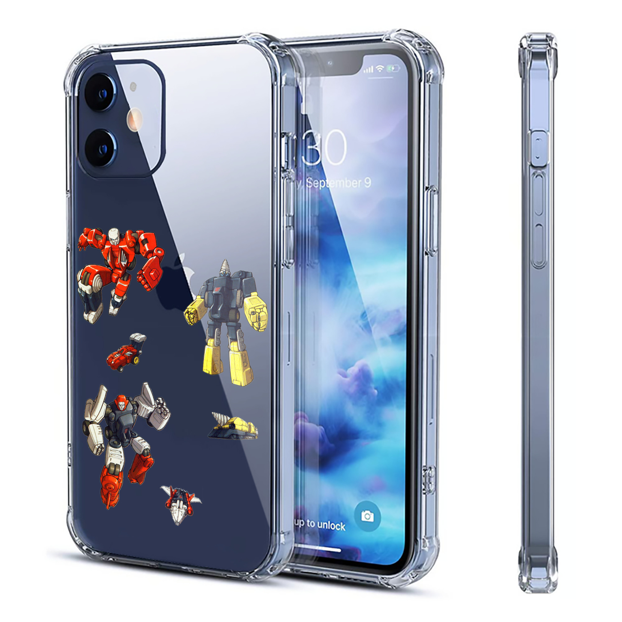 （画像用）  【iPhone 12シリーズ対応】透明スマホケース（クリアソフトケース）